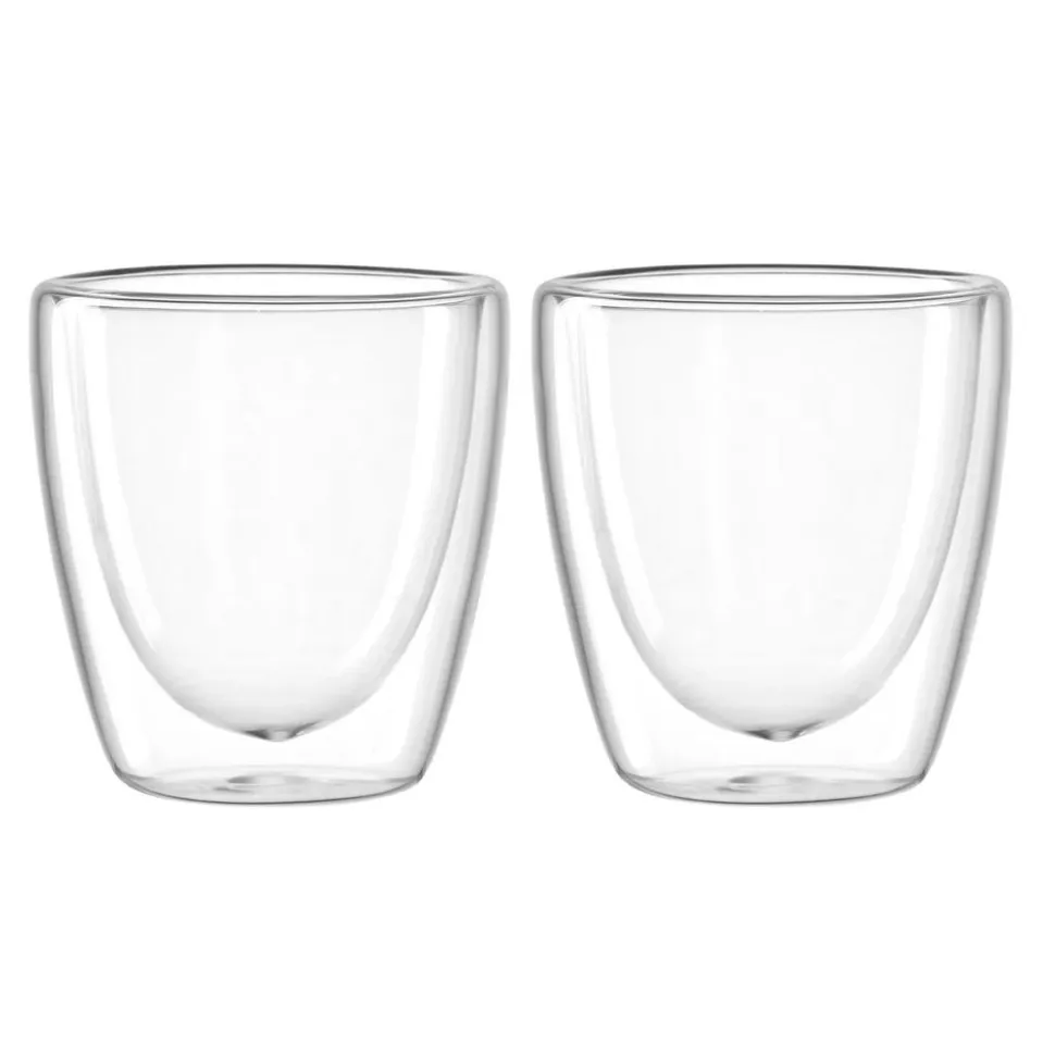 Leonardo Duo dubbelwandig glas 100ml set van 2