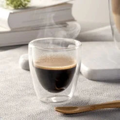 Leonardo Duo dubbelwandig glas 100ml set van 2