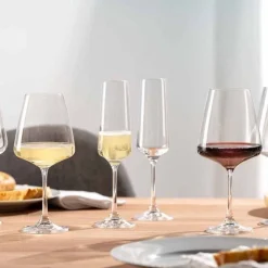 Leonardo Paladino Glazenset 12-delig - 4 witte wijnglazen - 4 rode wijnglazen - 4 champagneglazen