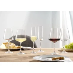 Leonardo Paladino Glazenset 12-delig - 4 witte wijnglazen - 4 rode wijnglazen - 4 champagneglazen