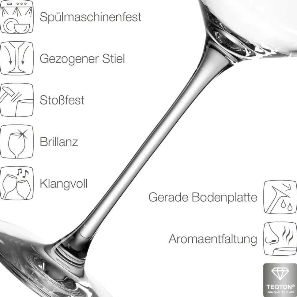 Leonardo Puccini champagneglas 280ml set van 6