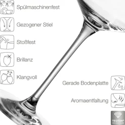 Leonardo Puccini Witte wijnglas set van 6 560 ml