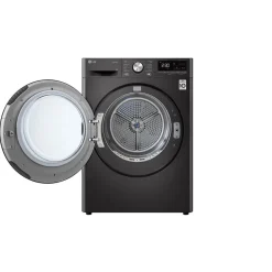 LG Electronics RH90V9ZVEN 9kg DUAL Inverter Warmtepomp Droger Zwart Eco Hybrid™ Allergy Care™ Auto Cleaning Condenser