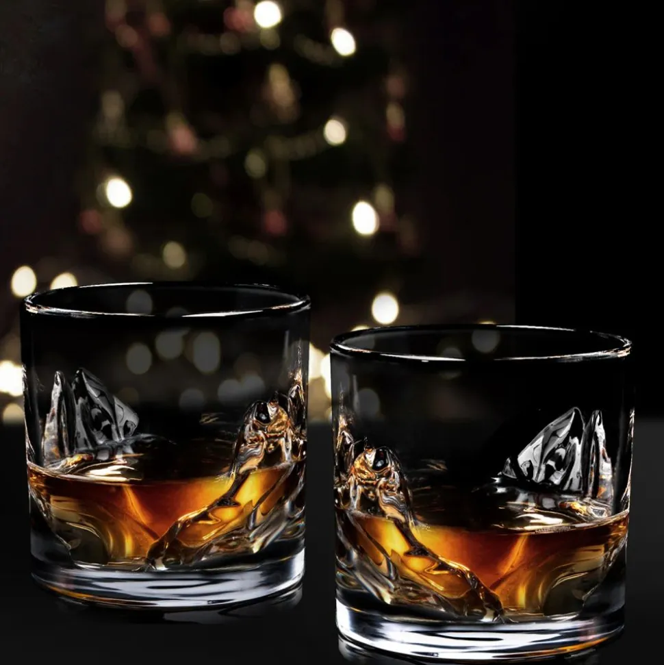 Liiton Grand Canyon Crystal Whiskey Glass Set of 2