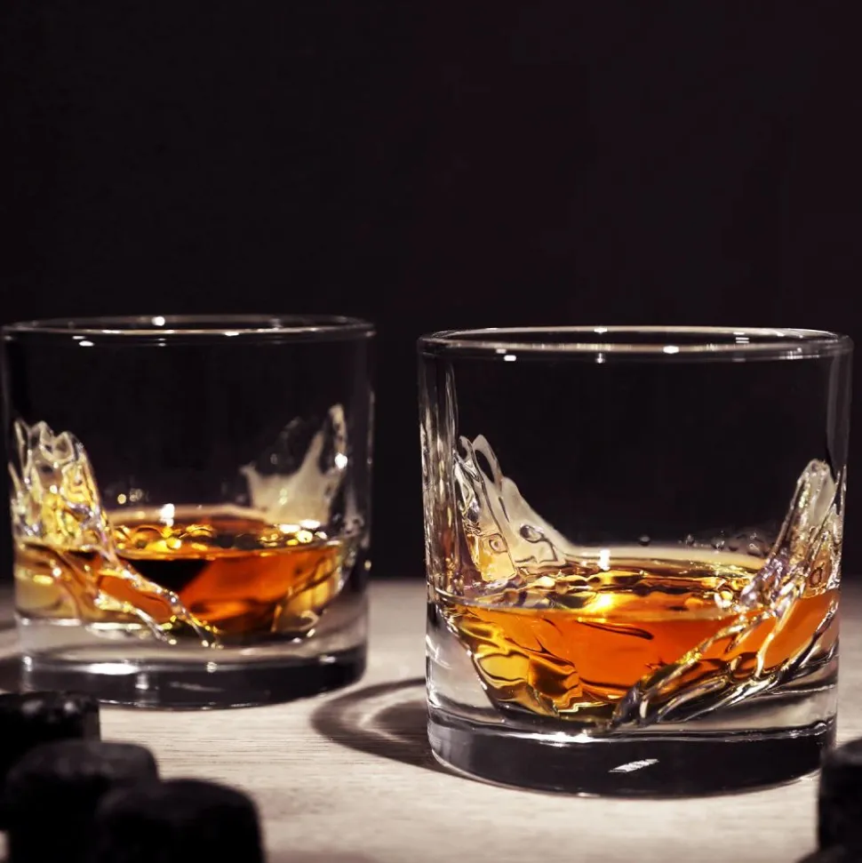 Liiton Grand Canyon Crystal Whiskey Glass Set of 2