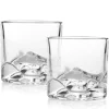 Liiton Mount Denali Crystal Whiskey Glasses Set of 2