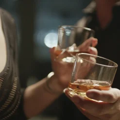 Liiton Mount Everest Crystal Whiskey Glasses Set of 2