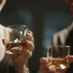 Liiton Mount Everest Crystal Whiskey Glasses Set of 2