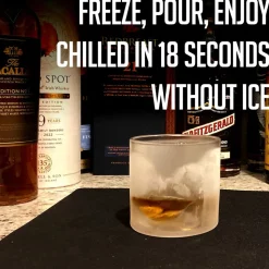 Liiton The Peaks Crystal Whiskey Decanter Set (Everest, Denali, Everest, Fuji & Mont Blanc)