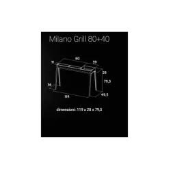 Lisa Milano grill 80+40