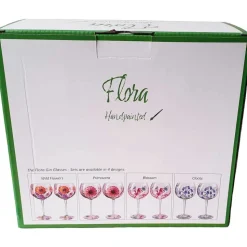 Livellara Flora Gin Glas 650ml 2pack Primavera