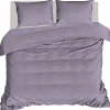Livello Home Dekbedovertrek Mr & Mrs Amsterdam Violet Lits-jumeaux