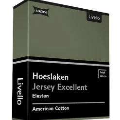 Livello Home Hoeslaken Jersey Excellent Green 90x200