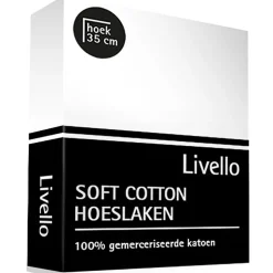 Livello Home Hoeslaken Soft Cotton White 160x200