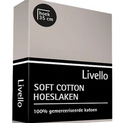 Livello Home Hoeslaken Soft Cotton Stone 180x200
