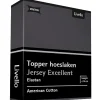 Livello Home Hoeslaken Topper Jersey Excellent Dark Grey 90x200