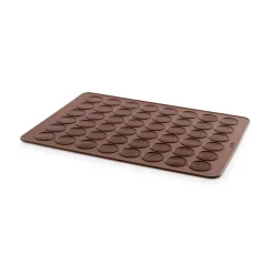 Lékué Silicone bakmat voor 24 macarons bruin 40x30x0.3cm