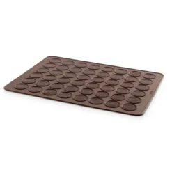 Lékué Silicone bakmat voor 24 macarons bruin 40x30x0.3cm