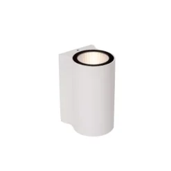 Lucide AKRA Wandlamp Buiten-Wit-LED-6W-3000K-IP54-Alumin.