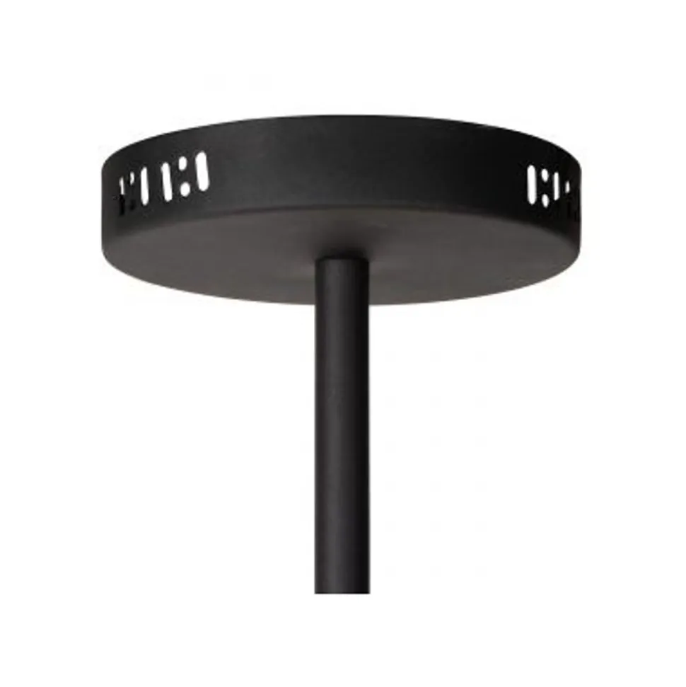 Lucide ALARA Hanglamp-Zwart-Ø72-LED-6xG4-1,5W-2700K-Glas