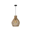 Lucide ALBAN - Hanglamp - Ø 35 cm - 1xE27 - Licht hout
