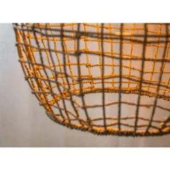 Lucide ALBAN - Hanglamp - Ø 35 cm - 1xE27 - Licht hout
