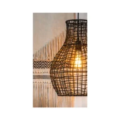Lucide ALBAN - Hanglamp - Ø 35 cm - 1xE27 - Zwart