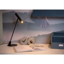 Lucide ALEC Tafellamp-Zwart-LED-1xG9-3W-2700K-Metaal