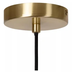 Lucide ALICENT - Hanglamp - Ø 18 cm - 1xE27 - Mat Goud / Messing