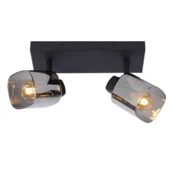 Lucide ALION - Plafondspot - 2xE14 - Zwart