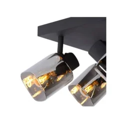 Lucide ALION - Plafondspot - 4xE14 - Zwart