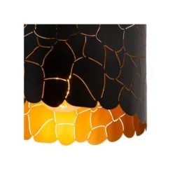 Lucide ALMELO Plafonnière-Zwart-Ø26-1xE27-40W-Metaal