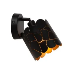 Lucide ALMELO Wandspot-Zwart-Ø12-1xE14-40W-Metaal