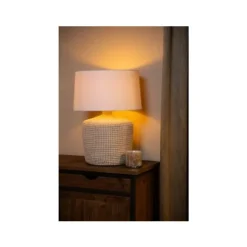 Lucide AMBALA Tafellamp-Nature.-1xE27-40W-Zeegra.