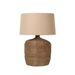 Lucide AMBALA Tafellamp-Nature.-1xE27-40W-Zeegra.