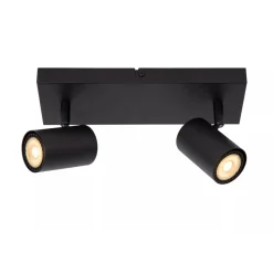 Lucide AMIGO - Plafondspot - 2xGU10 - Zwart