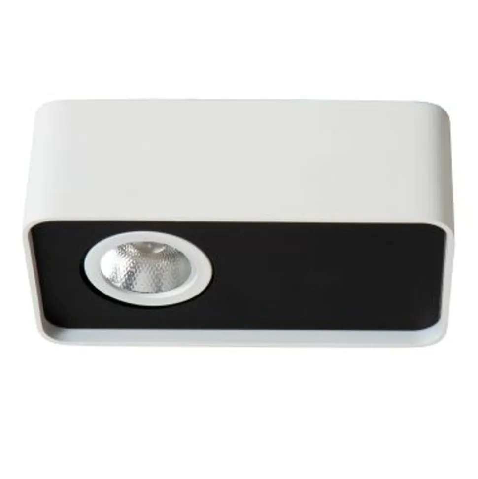 Lucide ANGULAR Plafondspot-Wit-LED Dimb.-6W-2700K-Alumin.