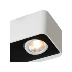 Lucide ANGULAR Plafondspot-Wit-LED Dimb.-6W-2700K-Alumin.
