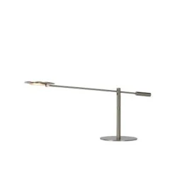 Lucide ANSELMO - Bureaulamp - Ø 25 cm - LED Dimb. - 1x9W 3000K - Mat chroom Lucide