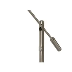 Lucide ANSELMO - Bureaulamp - Ø 25 cm - LED Dimb. - 1x9W 3000K - Mat chroom Lucide