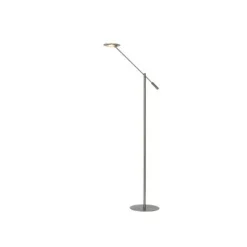Lucide ANSELMO - Leeslamp - Ø 25 cm - LED Dimb. - 1x9W 3000K - Mat chroom Lucide