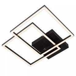 Lucide ARIANNE - Plafonnière - LED - CCT - 1x23W 2700K/4000K - Zwart