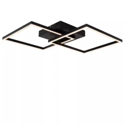 Lucide ARIANNE - Plafonnière - LED - CCT - 1x23W 2700K/4000K - Zwart