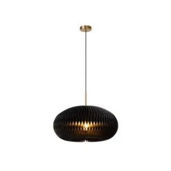 Lucide ARMONI Hanglamp-Zwart-Ø52-1xE27-40W-Papier