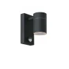 Lucide ARNE-LED - Wandspot Buiten - Ø 6,3 cm - LED - GU10 - 1x5W 2700K - IP44 - Zwart Lucide