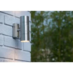 Lucide ARNE-LED Wandlicht 2xGU10/5W 2700K Mat Chroom