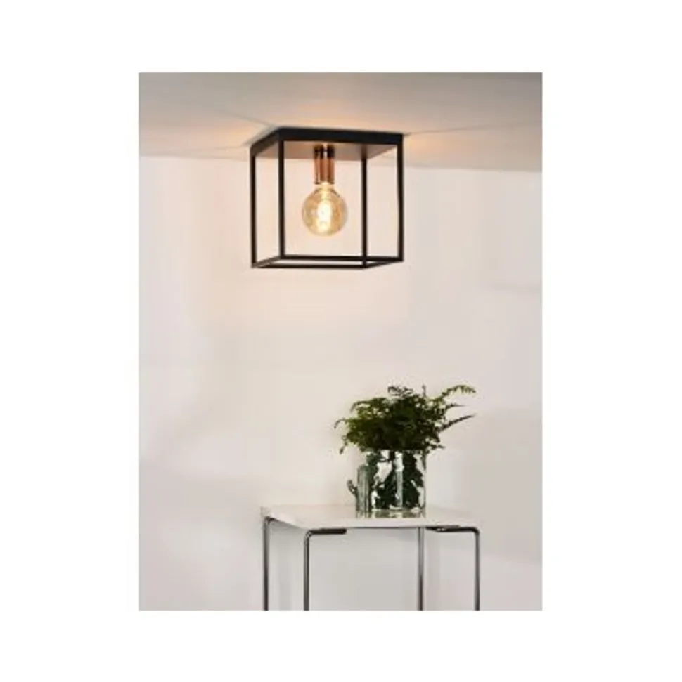 Lucide ARTHUR Plafonnier E27 40W Zwart