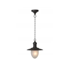 Lucide ARUBA - Hanglamp Buiten - Ø 25 cm - 1xE27 - IP44 - Roest bruin