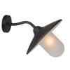 Lucide ARUBA - Wandlamp Buiten - Ø 30 cm - 1xE27 - IP44 - Roest bruin