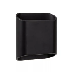 Lucide ATILA - Wandlamp Binnen/Buiten - LED Dimb. - 2x5W 2700K - IP65 - Zwart